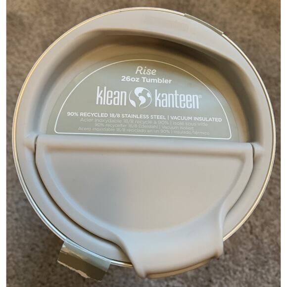 Klean Kanteen Rise Double Wall Vacuum Insulated Flip Lid Tumbler 26oz Cup Grey - Picture 2 of 6